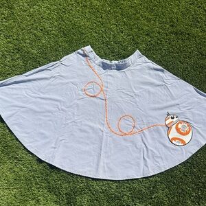 BB-8 Disney Star Wars Gray Skirt with Orange Leash